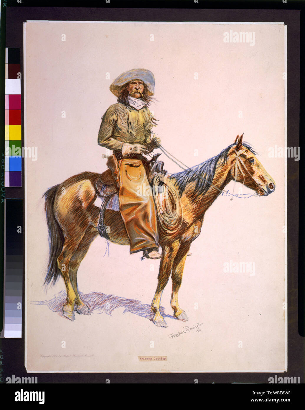 Frederic remington the cowboy hi-res stock photography and images