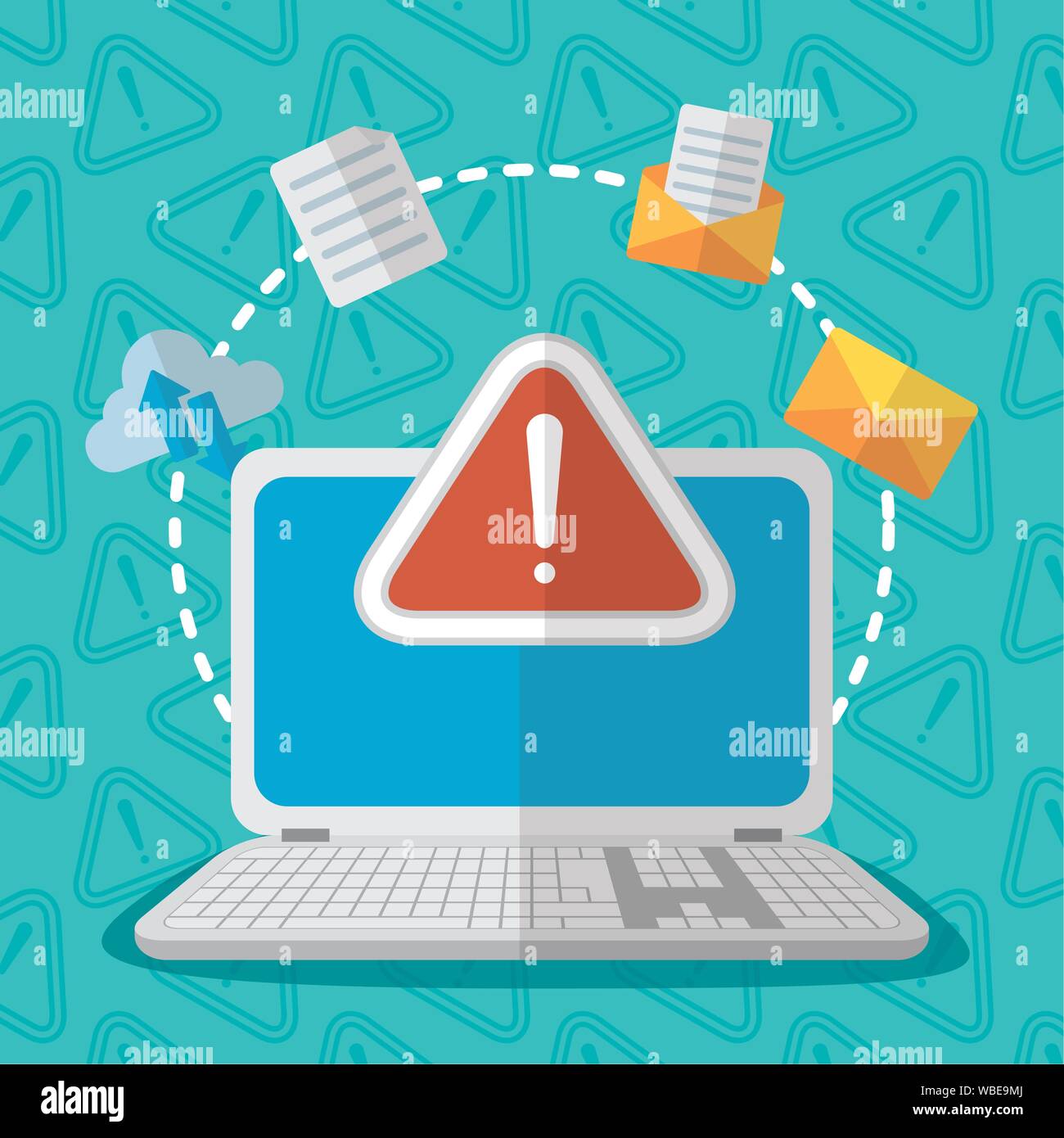 technology internet security flat design Stock Vector Image & Art - Alamy