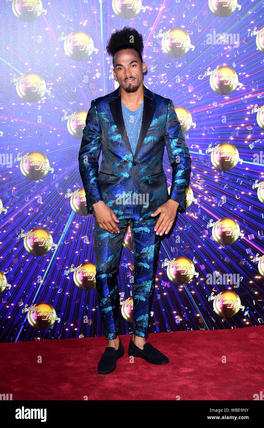 Dev Griffin arriving at the red carpet launch of Strictly Come Dancing ...