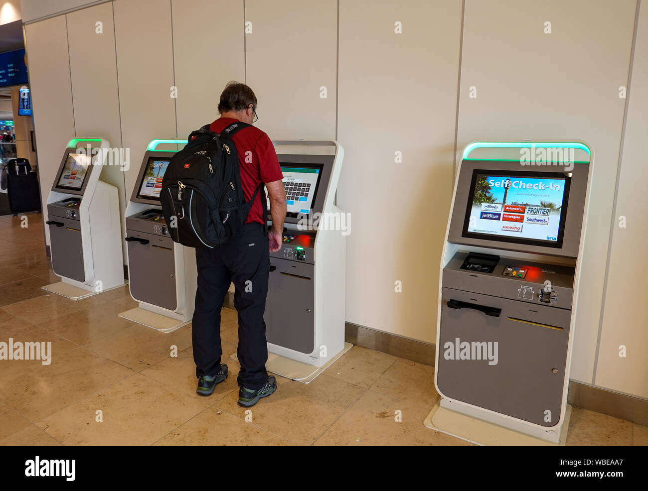 Airport Ticket Kiosk