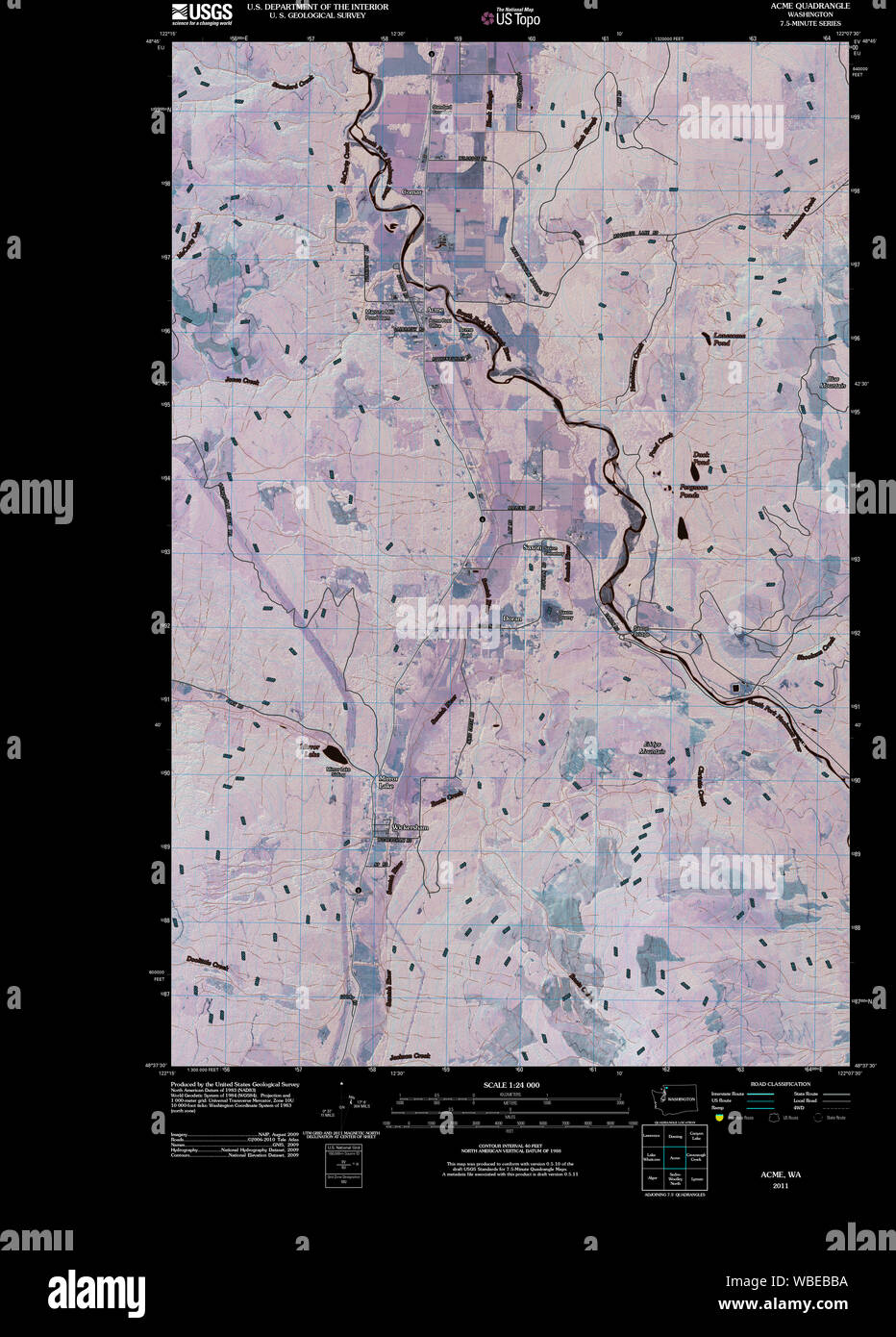 Map of acme hires stock photography and images Alamy