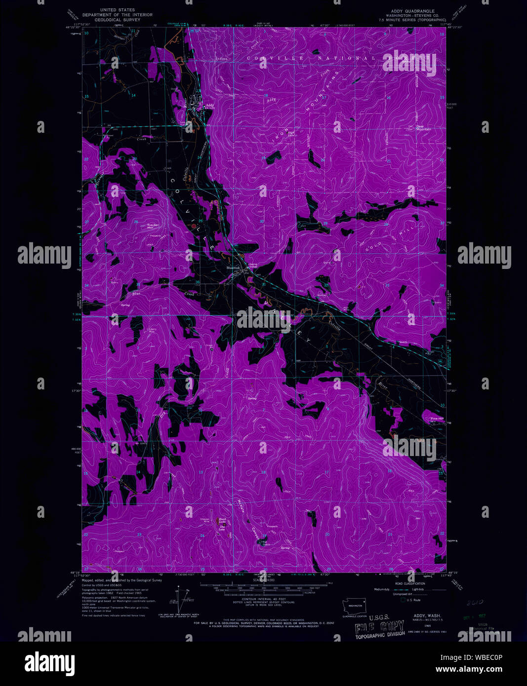 Map of addy washington hires stock photography and images Alamy