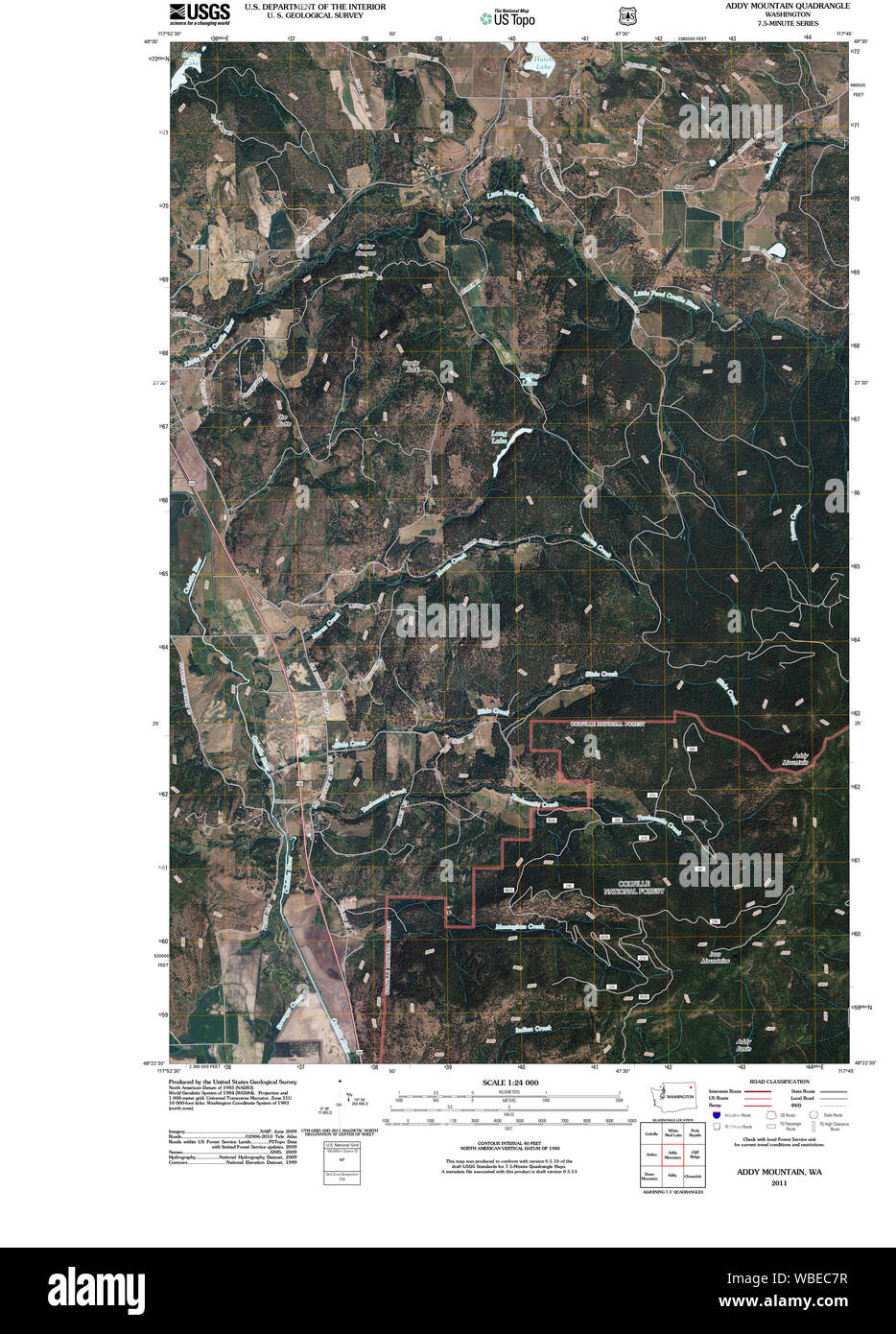 Map of addy washington hires stock photography and images Alamy