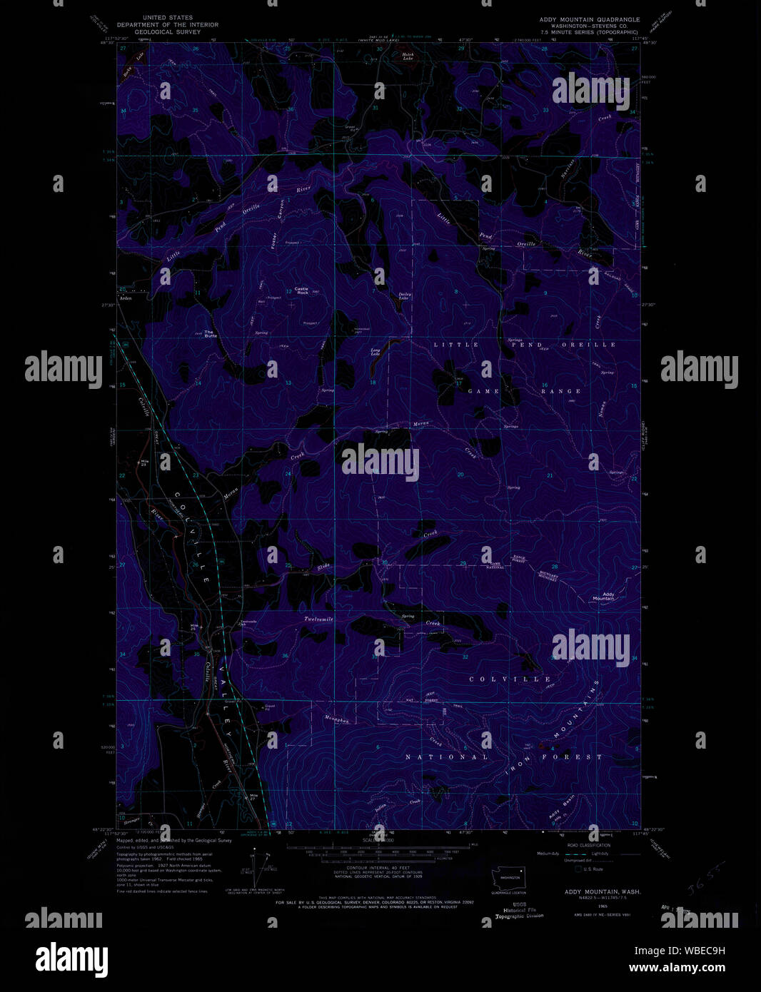 Map of addy hires stock photography and images Alamy