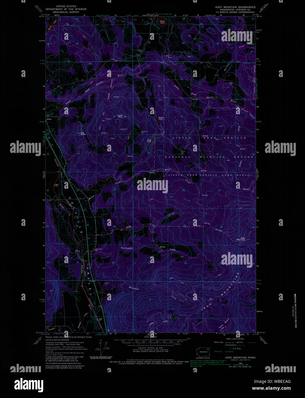 Map of addy washington hires stock photography and images Alamy