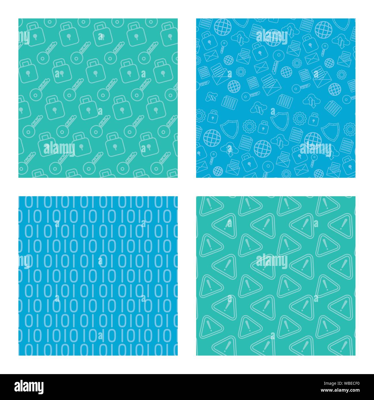 technology internet security flat design Stock Vector Image & Art - Alamy
