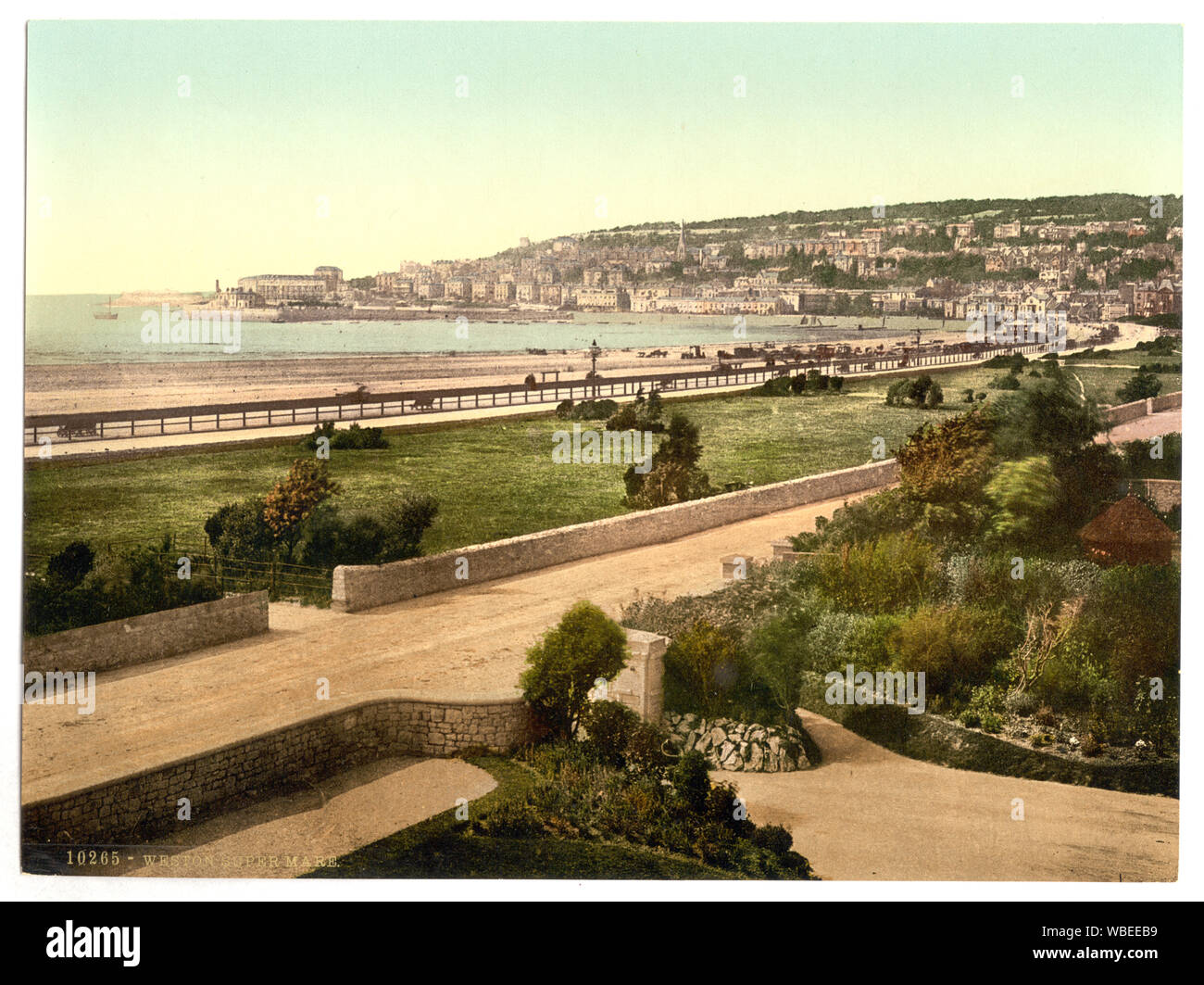 From south, Weston-super-Mare, England; Stock Photo