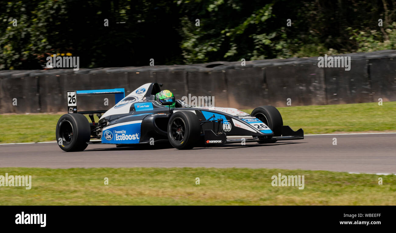 Car 26, Driver, Louis Foster, Double R Racing,  Oulton Park F4 Championship Stock Photo
