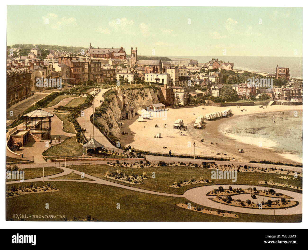 From the gardens, Broadstairs, England Stock Photo Alamy