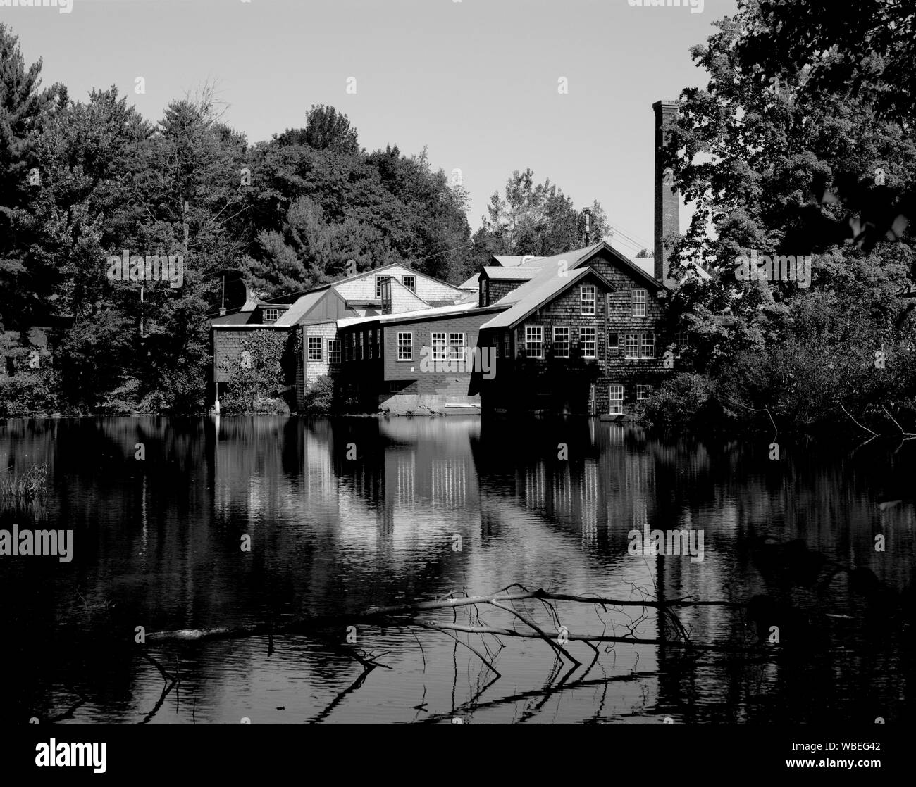 Frye's Measure Mill, Wilton, New Hampshire Stock Photo Alamy