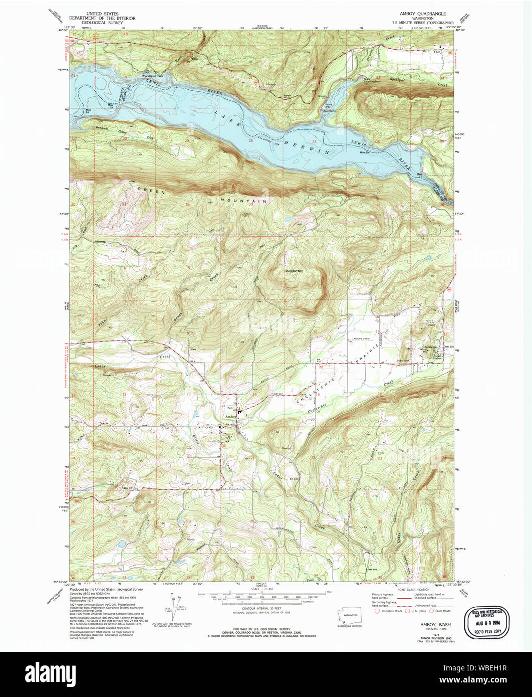 Map of amboy washington state hires stock photography and images Alamy