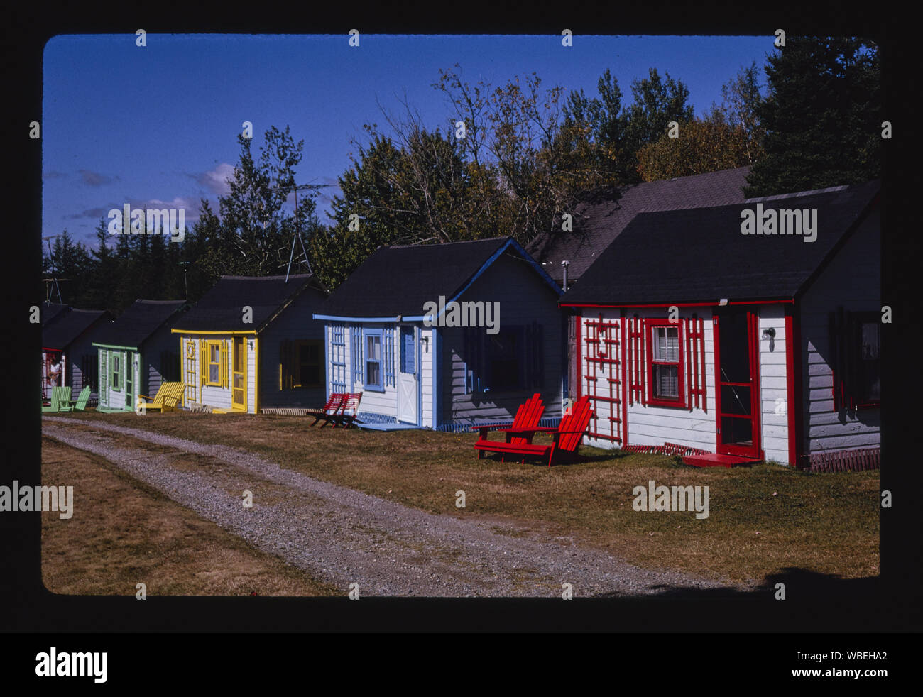 Fulton S Cabins Route 1 Pembroke Maine Stock Photo 265237674