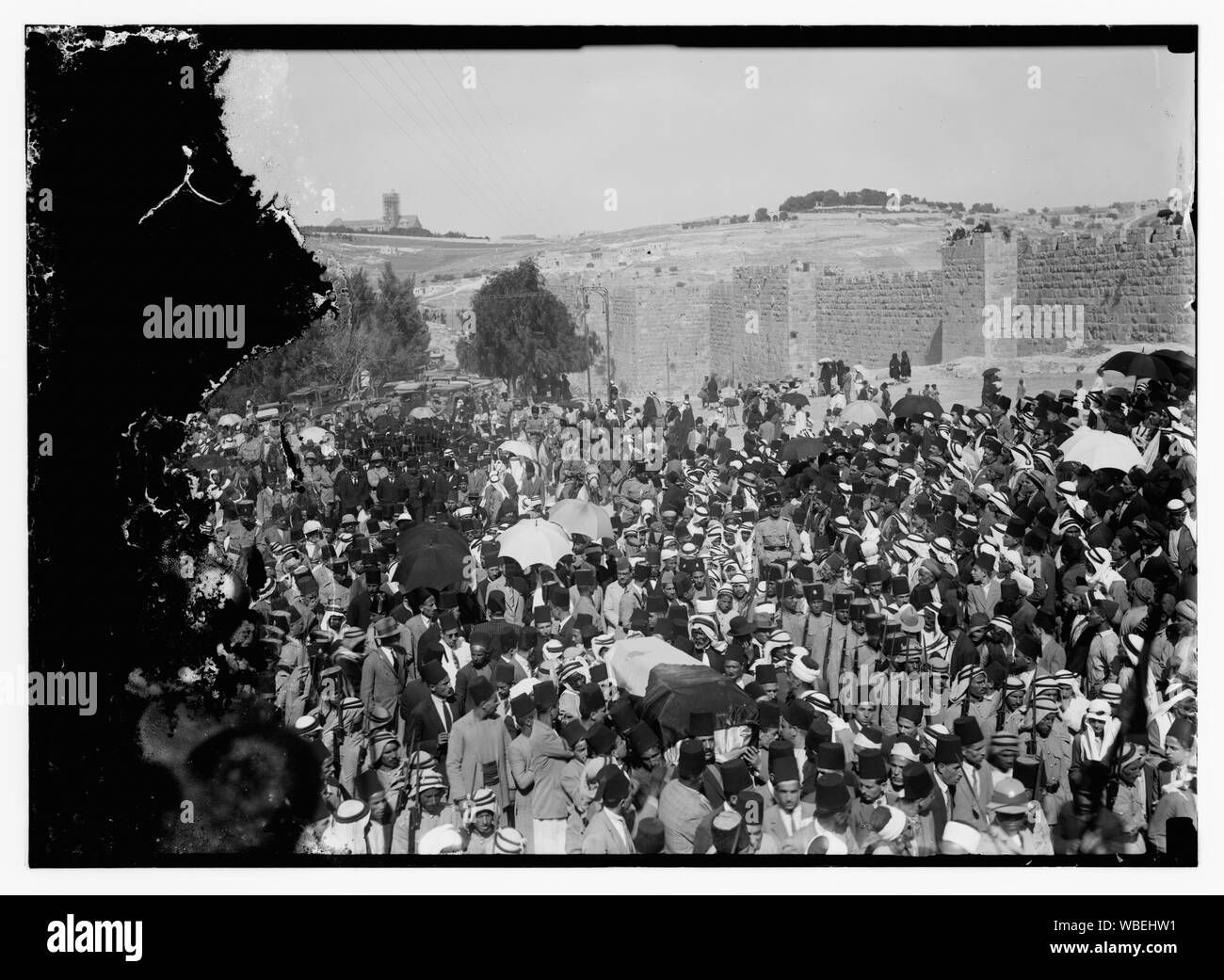 Funeral of King Hussein, Jerusalem, procession Abstract/medium: G. Eric ...