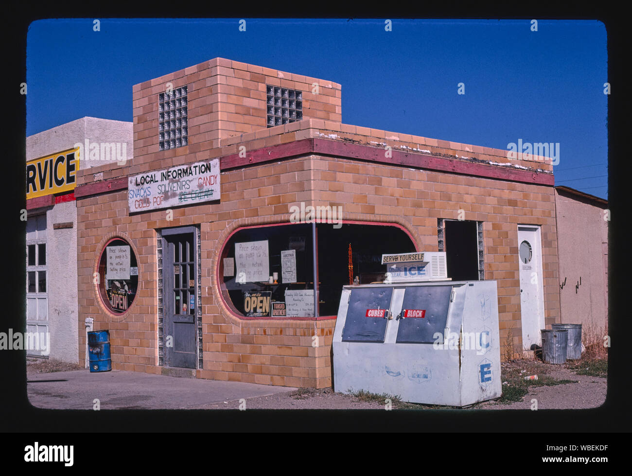 GJ Service Station, Kremmling, Colorado Stock Photo Alamy