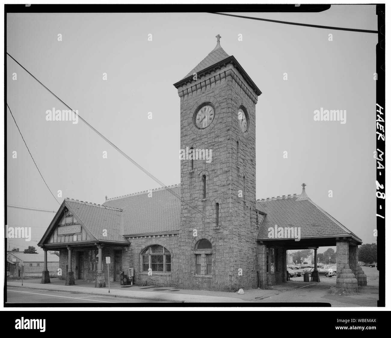 Stoughton station in 1982 Stock Photo Alamy