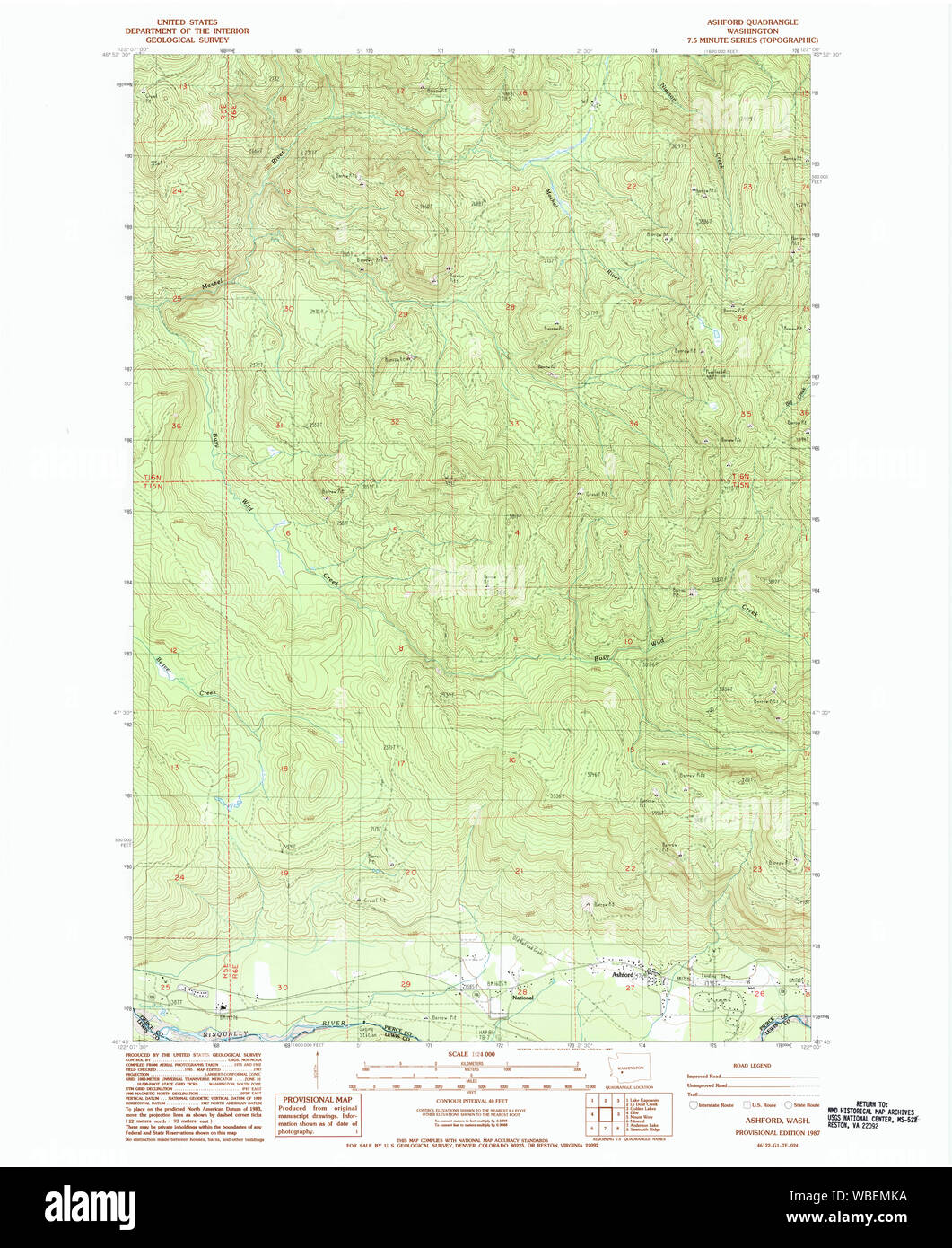 Ashford washington map hires stock photography and images Alamy