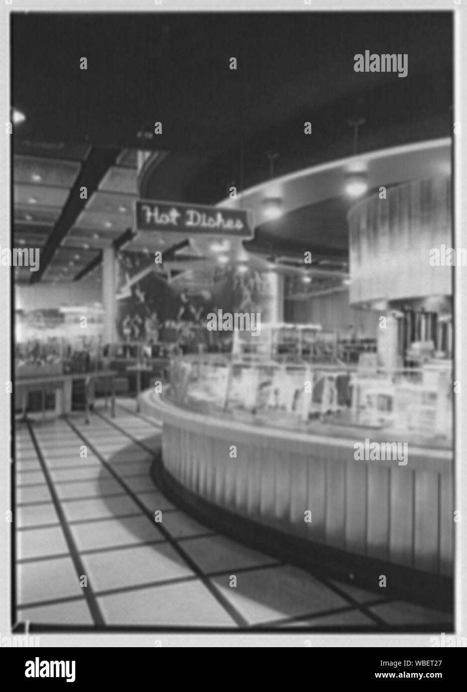 Garden Cafeteria, 50th St. and 8th Ave., New York City. Abstract/medium