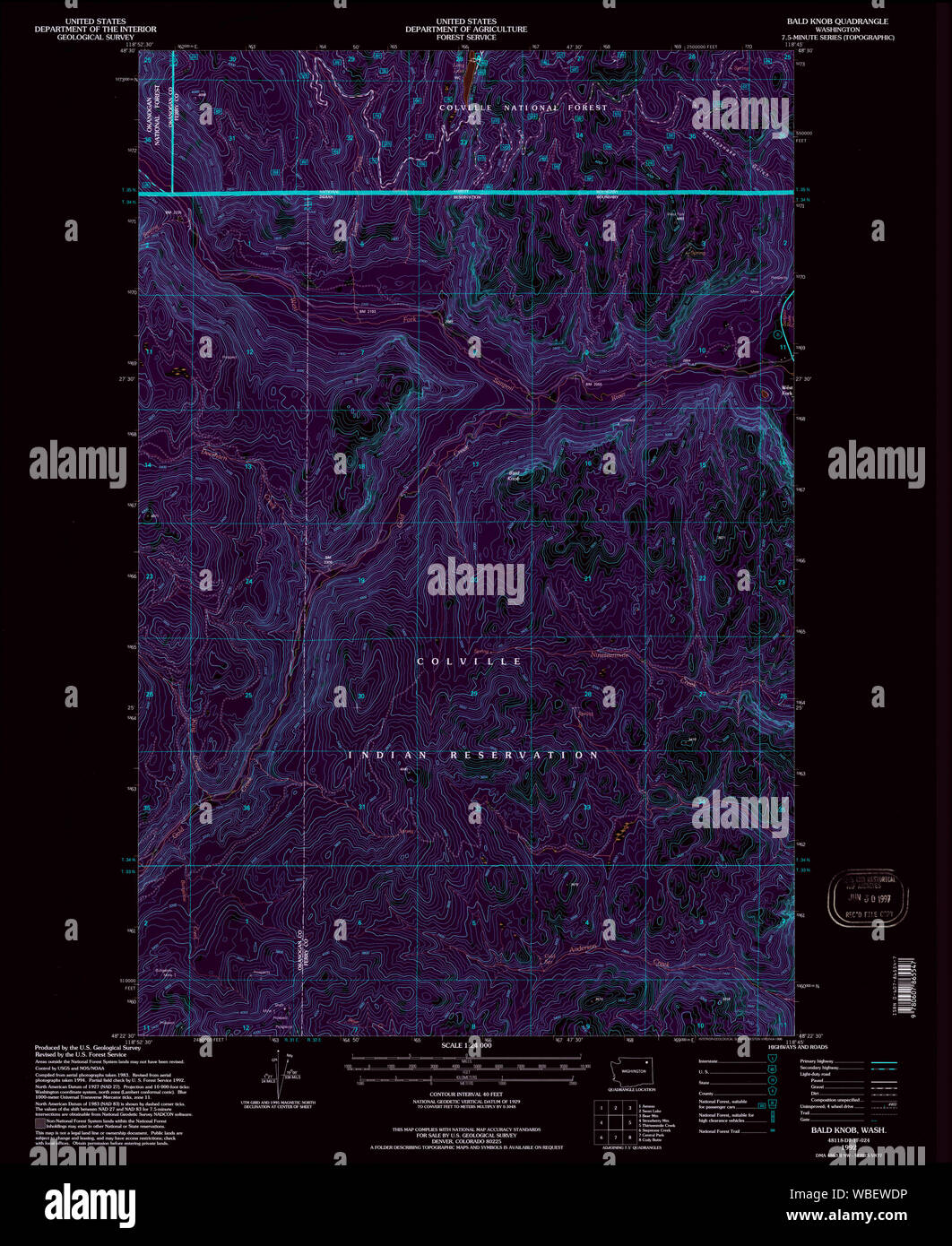 Map of bald knob hires stock photography and images Alamy