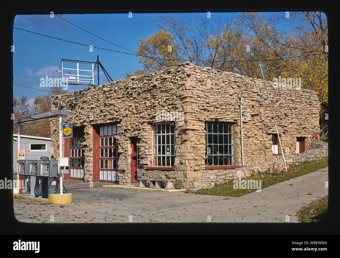 Gas station, Beloit, Wisconsin Stock Photo Alamy