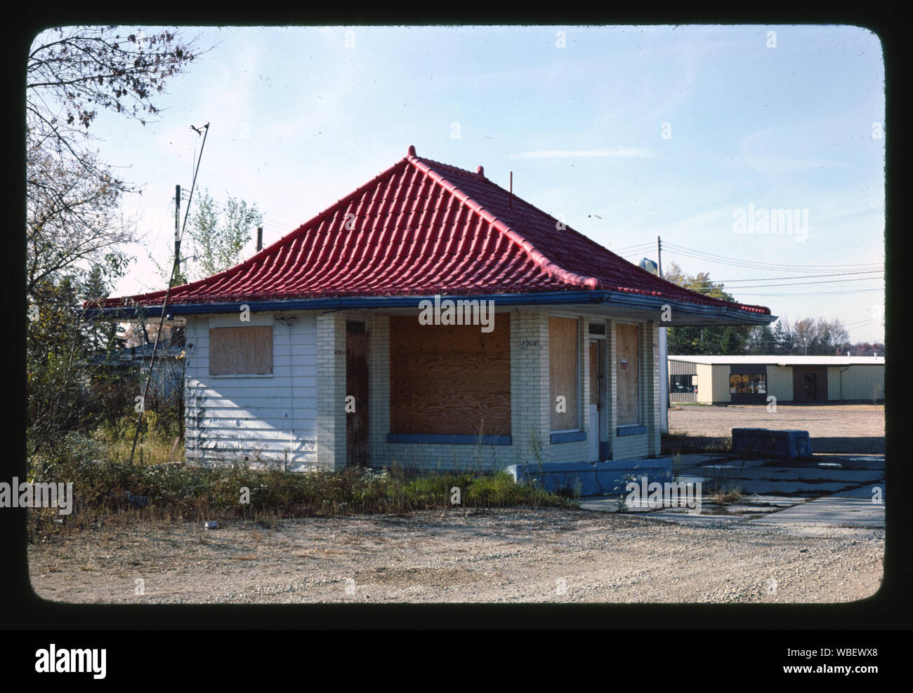 Gas station, Cambridge, Wisconsin Stock Photo Alamy