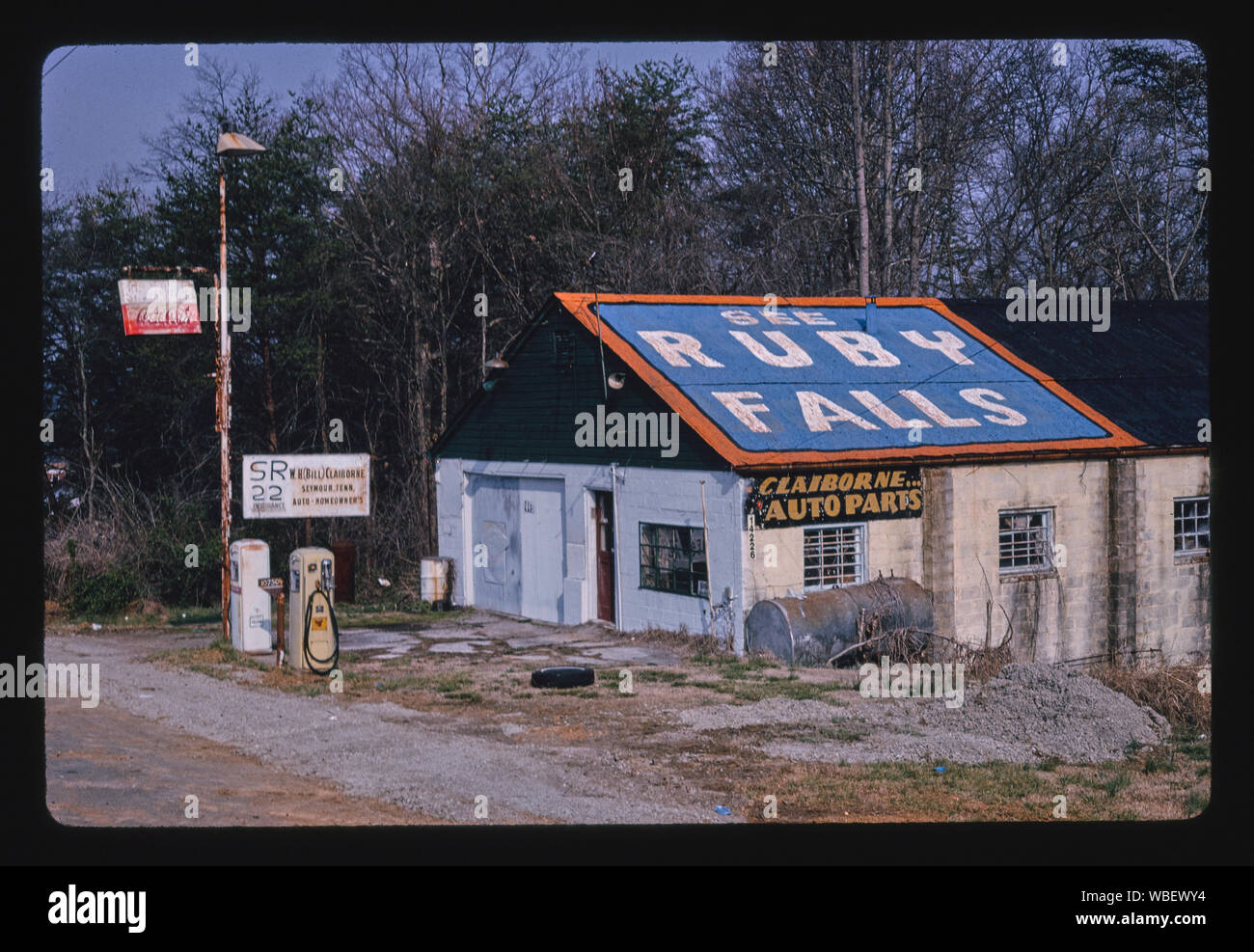 Gas station, Seymour, Tennessee Stock Photo Alamy
