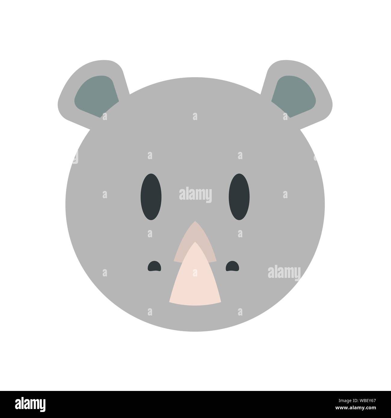 Cute animal face Stock Vector Image & Art - Alamy
