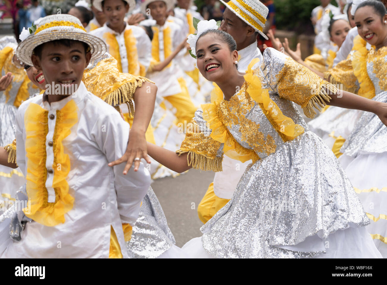 Cebu City,Philippines 25th August 2019. Dancers perform in the