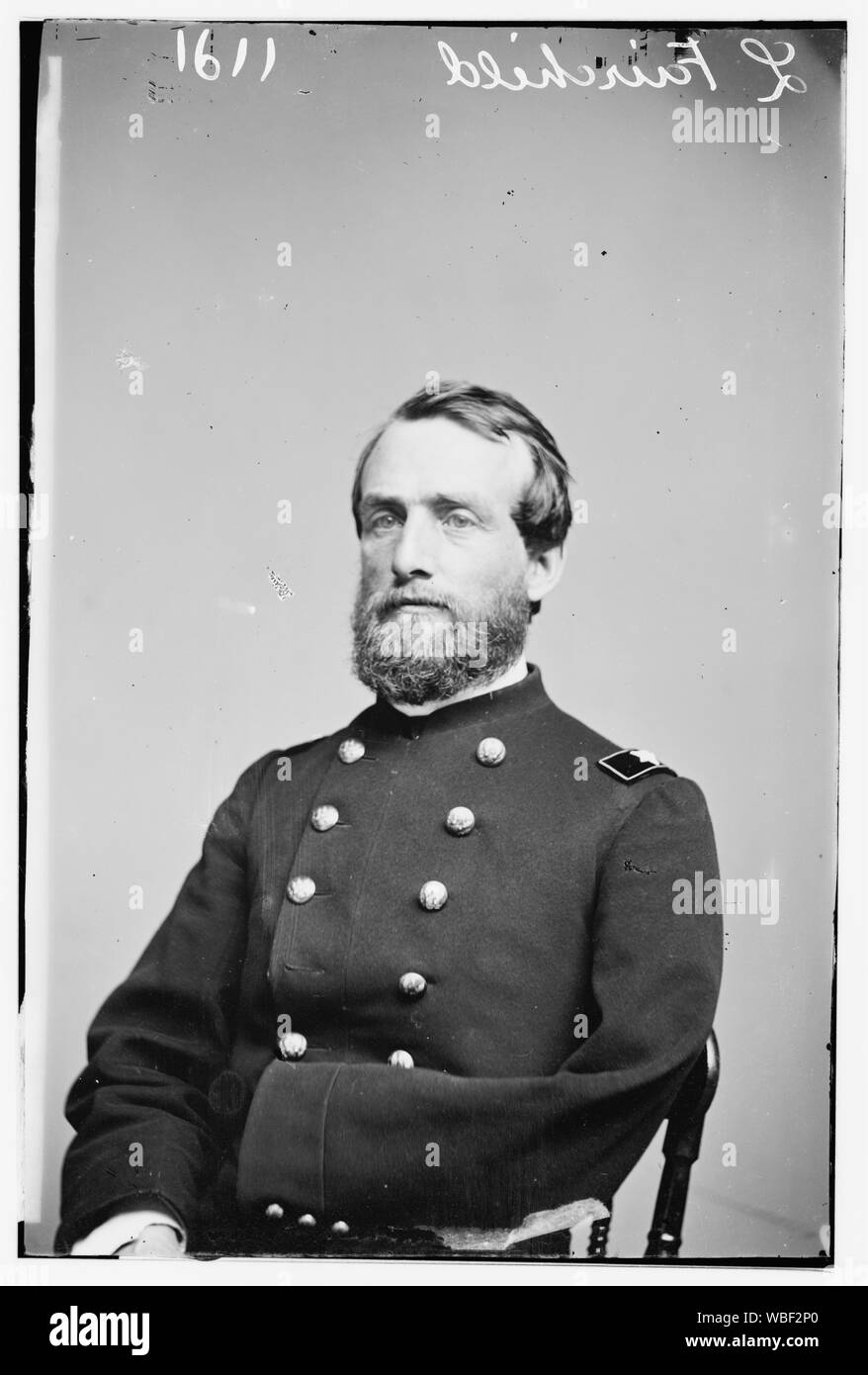 Gen. Lucius Fairchild, Col. 2nd Wisc Regt Stock Photo