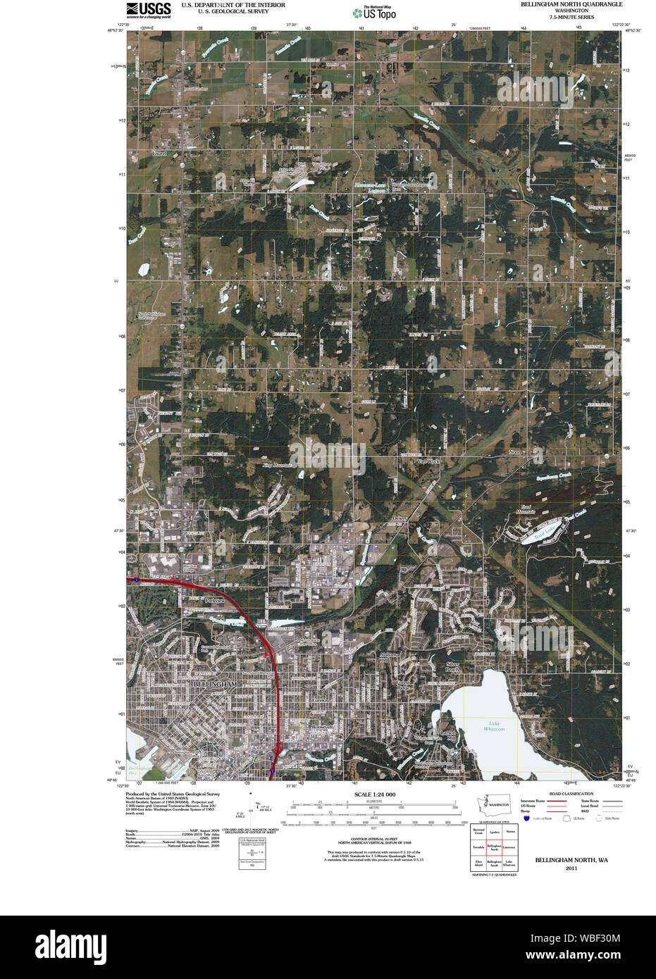 Map of bellingham washington hires stock photography and images Alamy