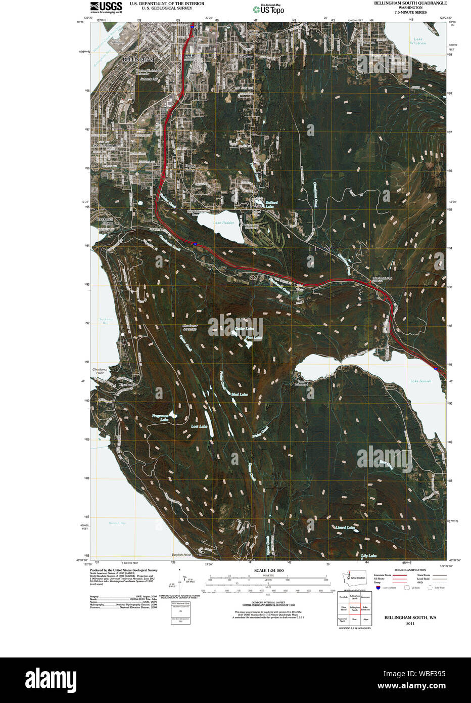 Map of bellingham hires stock photography and images Alamy