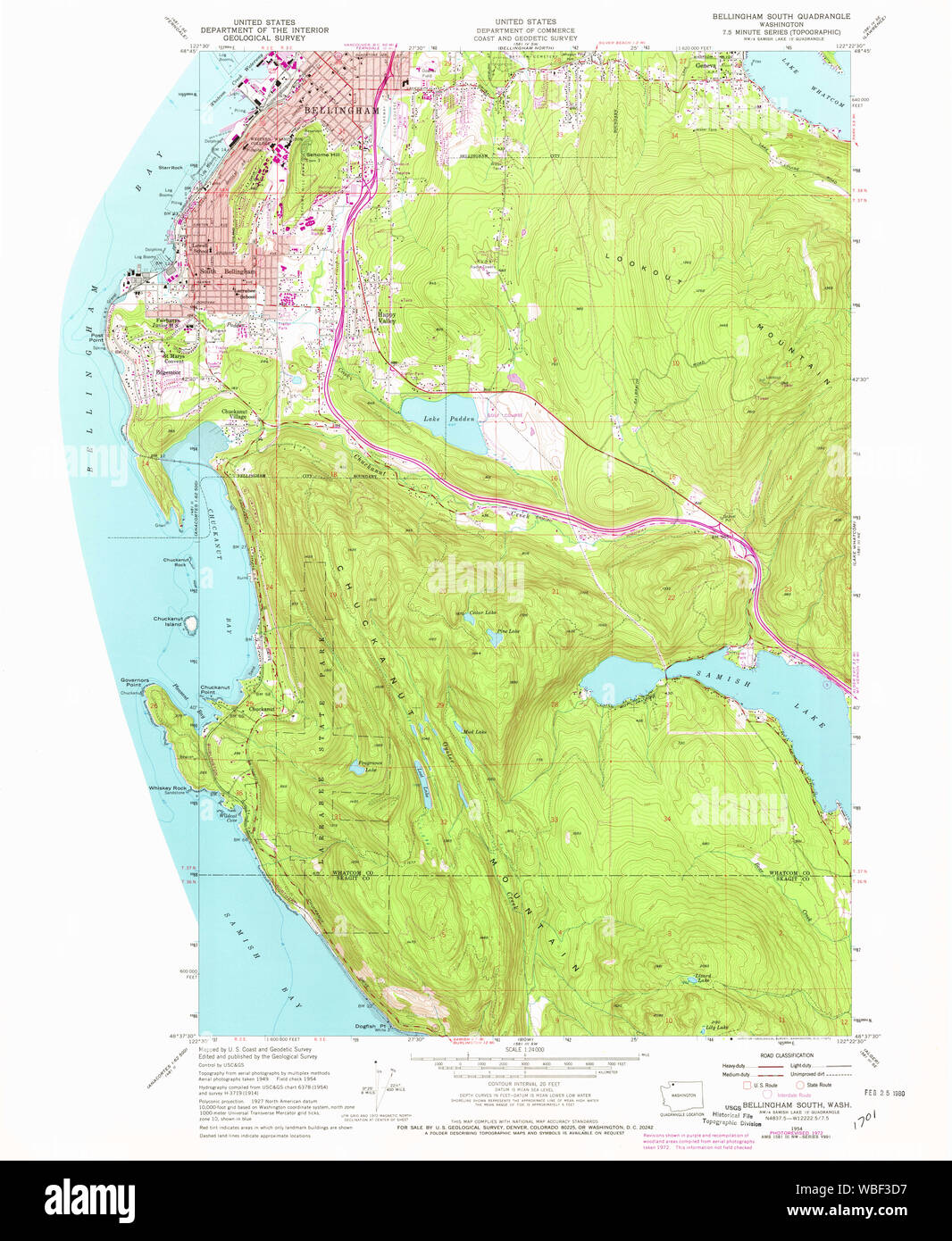 Map of bellingham washington hires stock photography and images Alamy
