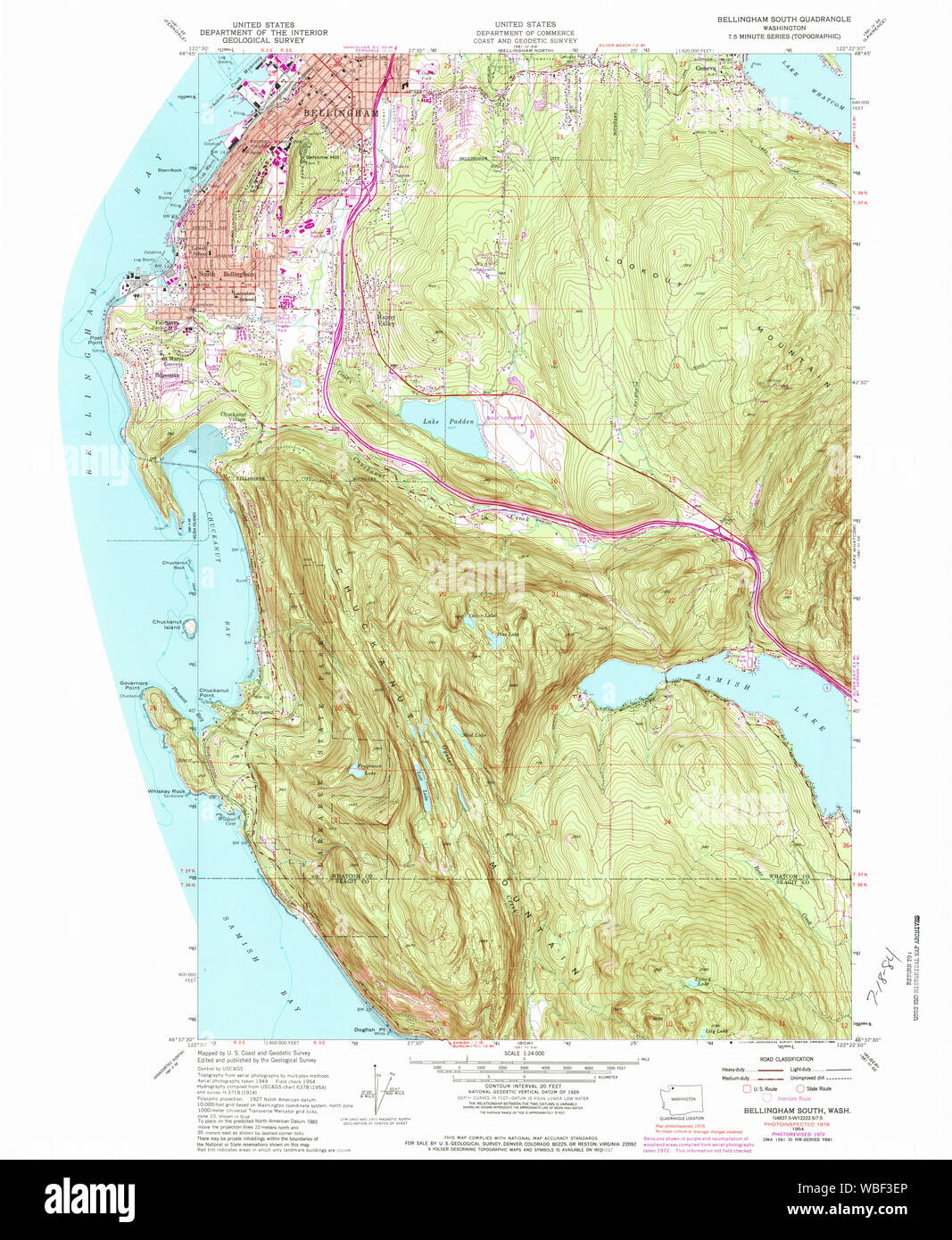 Map of bellingham hires stock photography and images Alamy