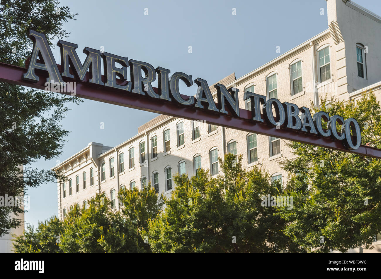 Durham / NC/ USA August 11, 2019 The American Tobacco Campus, a