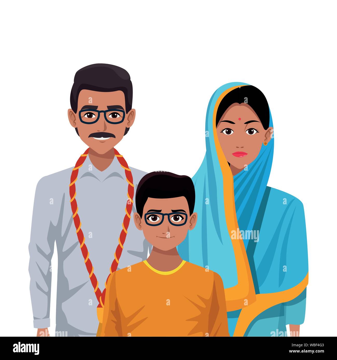 indian asian oriental culture cartoon Stock Vector Image & Art - Alamy