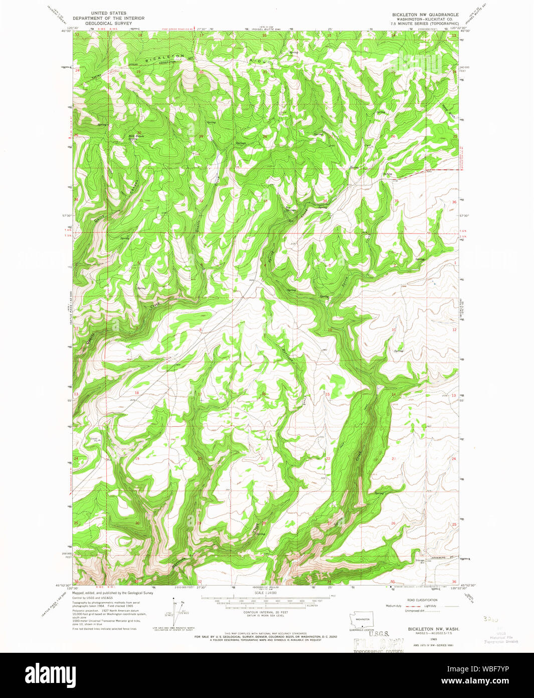 Bickleton map hires stock photography and images Alamy