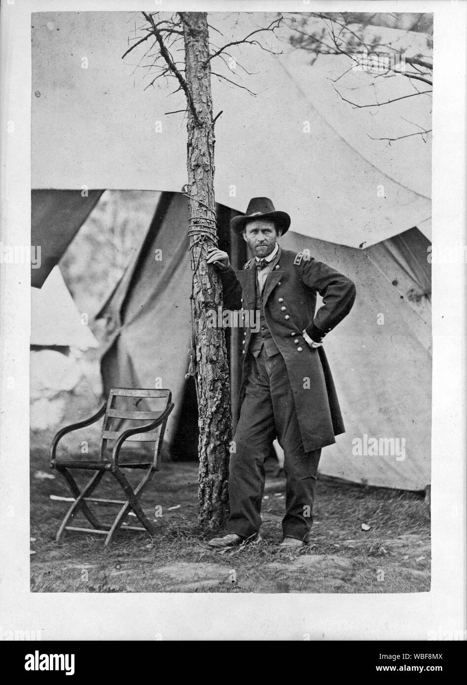 General Ulysses S. Grant at his headquarters in Cold Harbor 