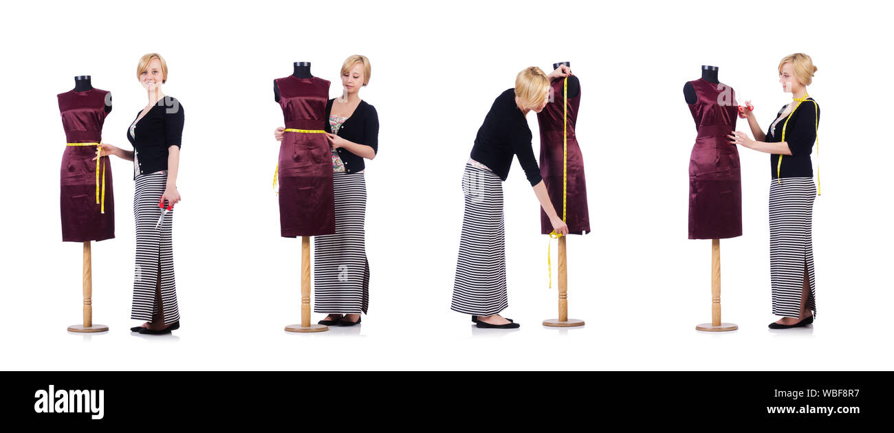 Collage young female tailor hi-res stock photography and images - Alamy