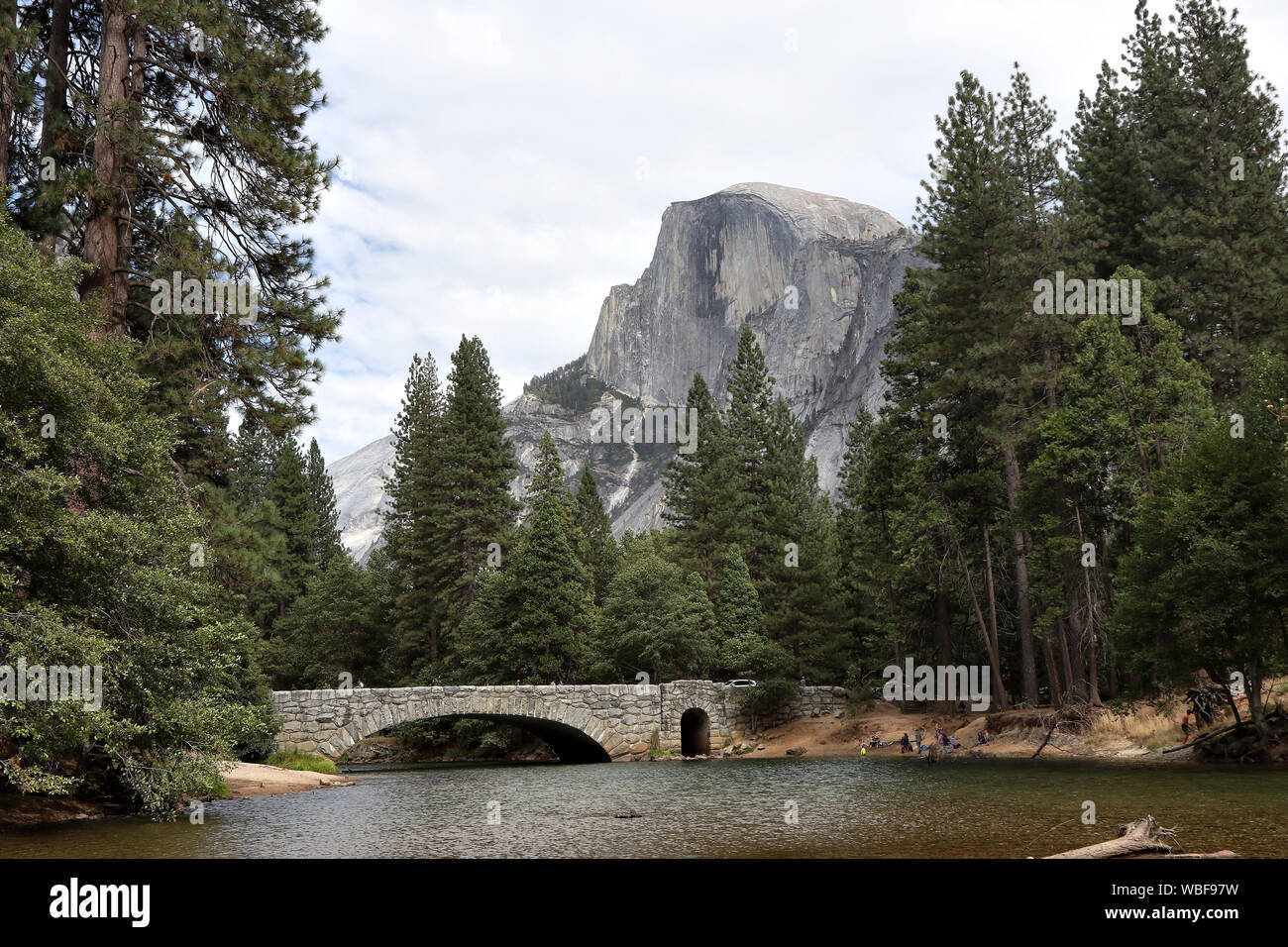 Scenic Stoneman Bridge located in Yosemite National Park, California