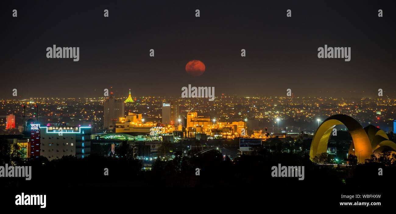 Aerial View Mexico City Night High Resolution Stock Photography and ...