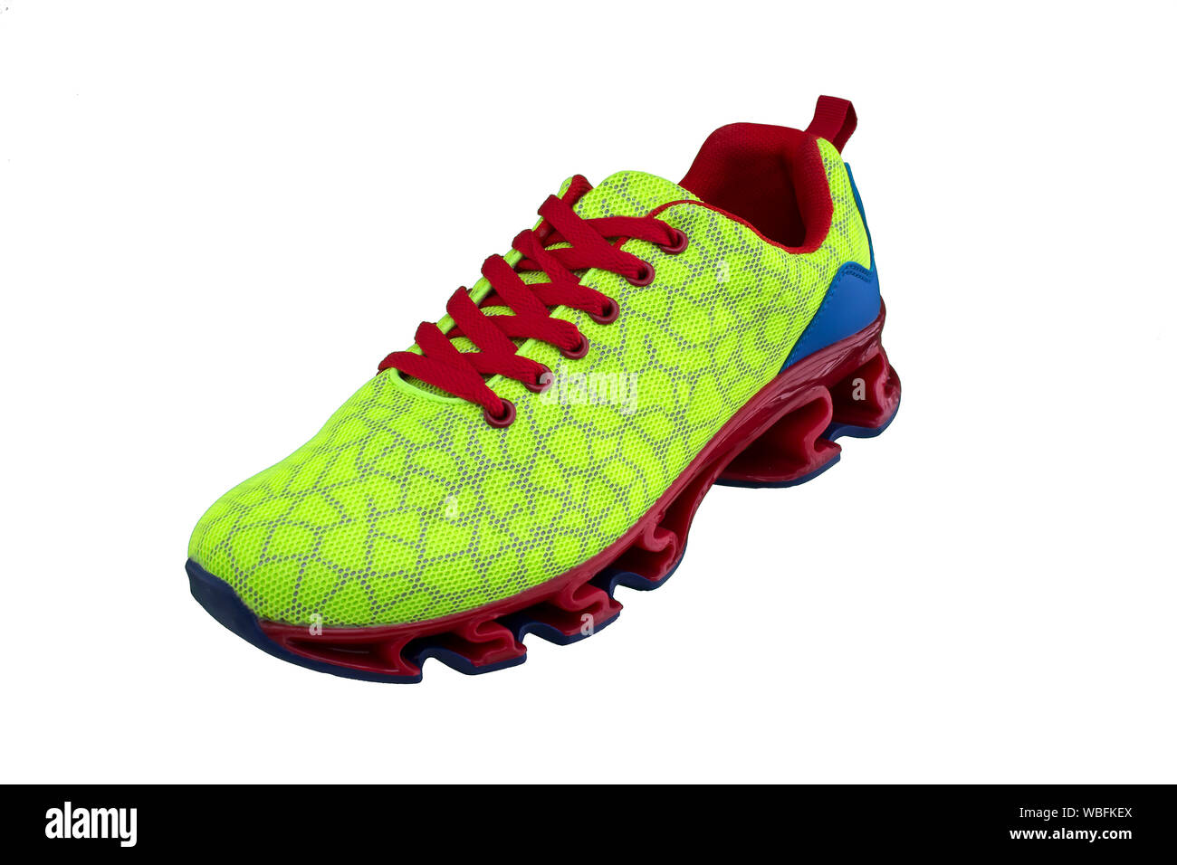 bright green sneakers