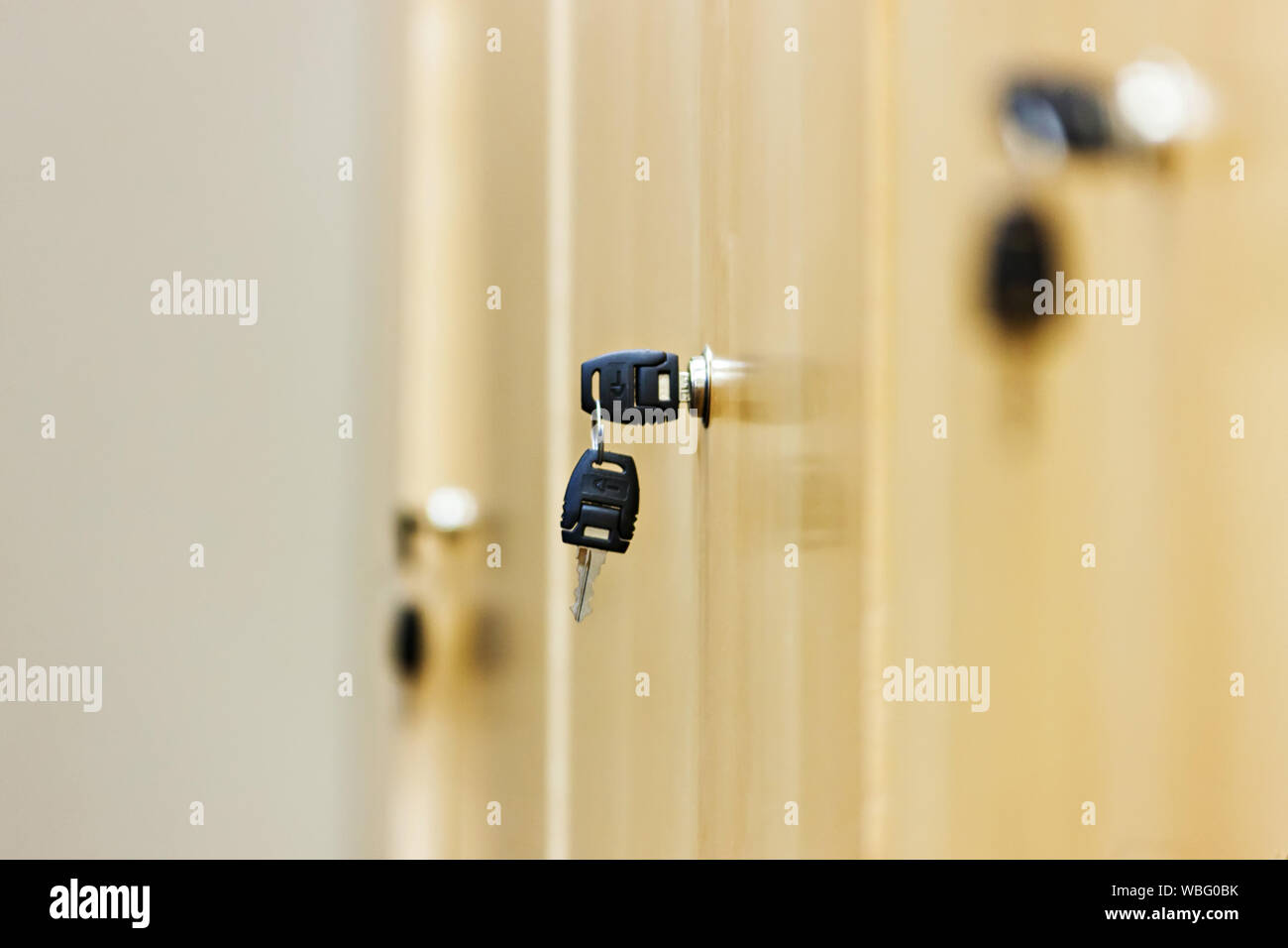 Lockers keys hi-res stock photography and images - Alamy