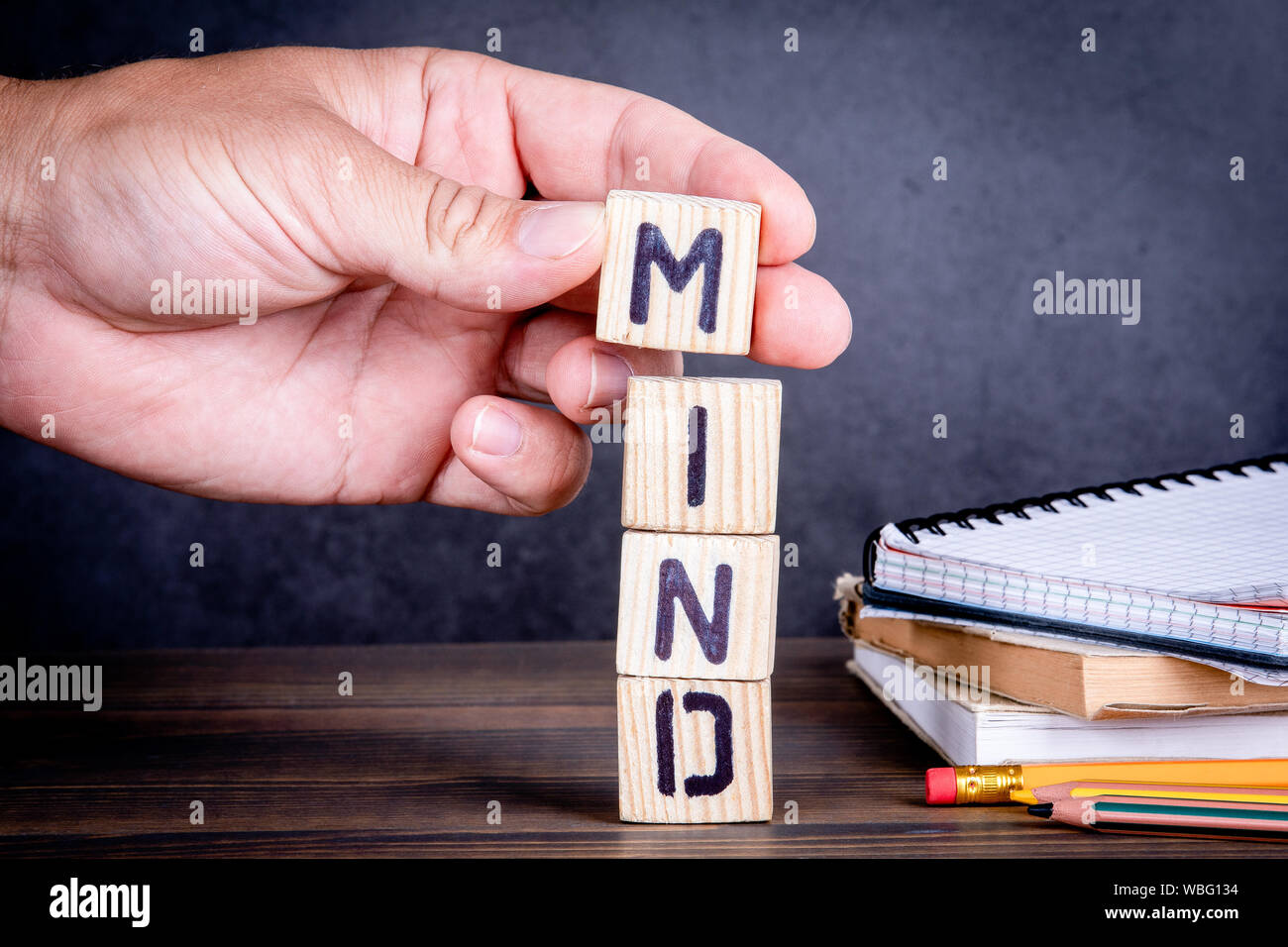 Mind. Skills, education and learning concept Stock Photo