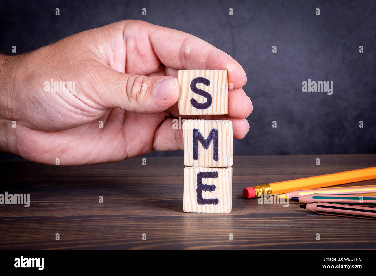SME. Small and medium-sized enterprises concept Stock Photo - Alamy