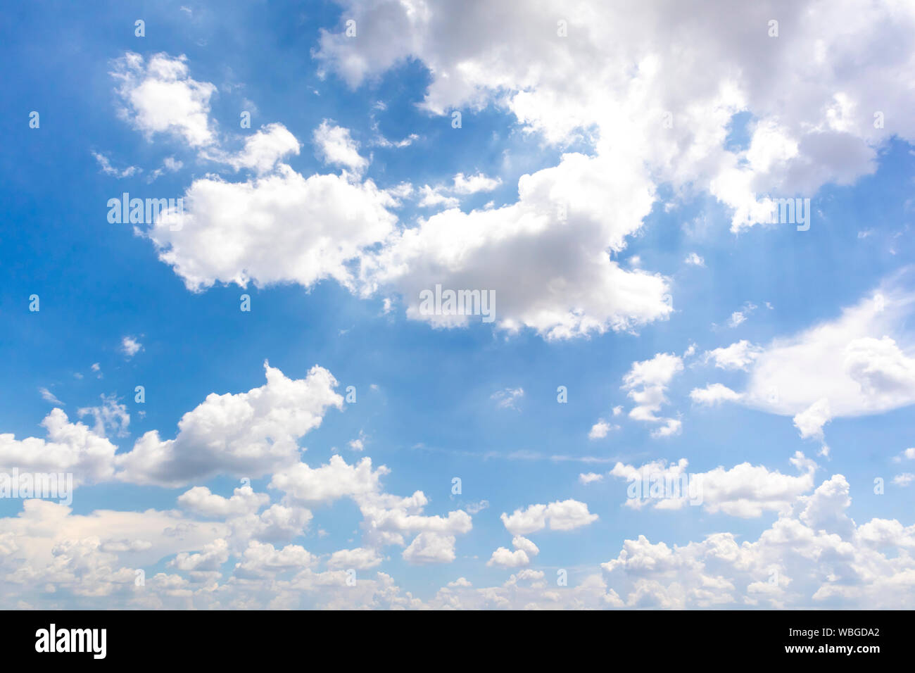 Beautiful blue sky with cloudy background and texture Stock Photo - Alamy