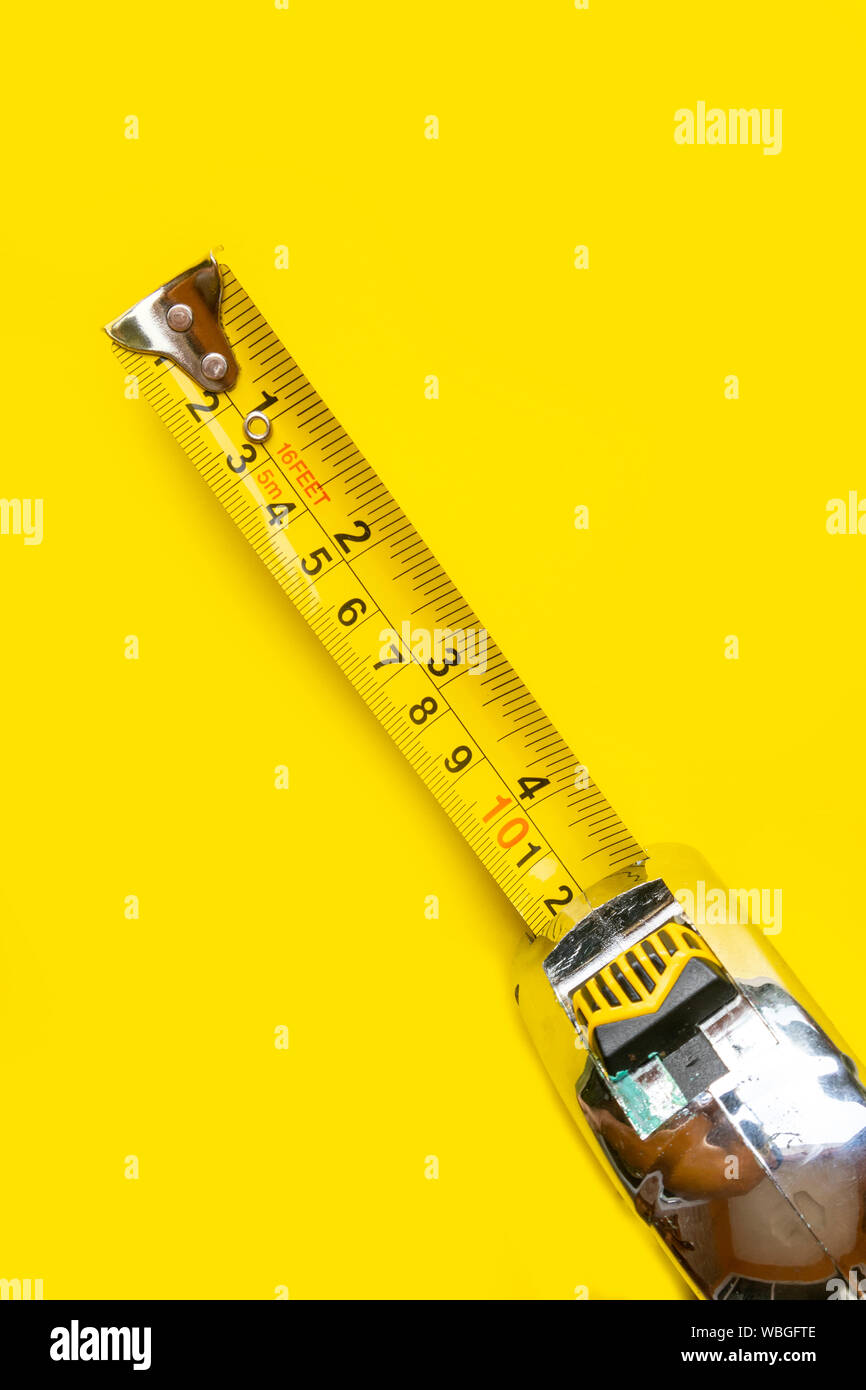 Yellow metric measuring hi-res stock photography and images - Alamy