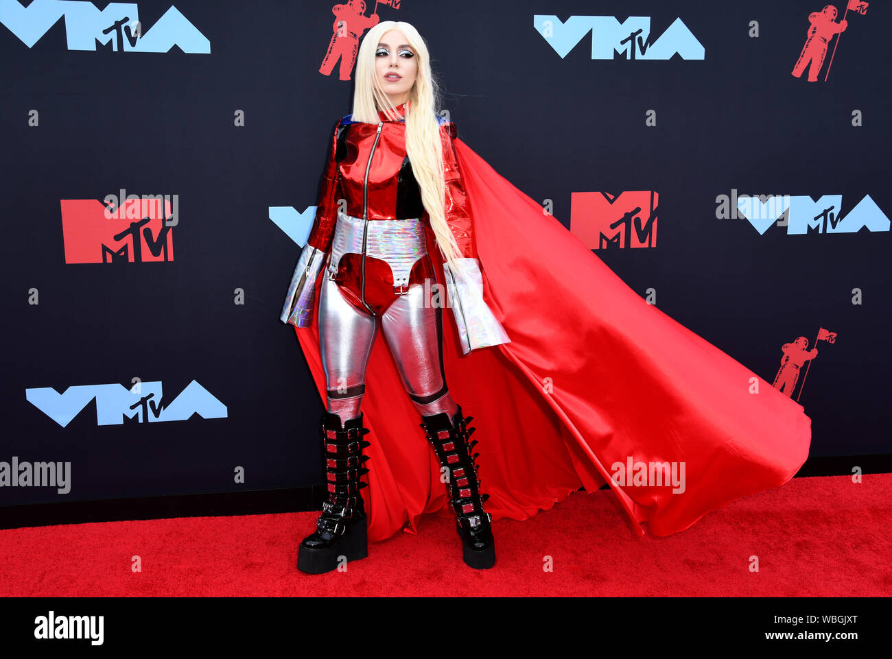 Ava Max attending the MTV Video Music Awards 2019 held at the Prudential Center in Newark, New Jersey. Stock Photo