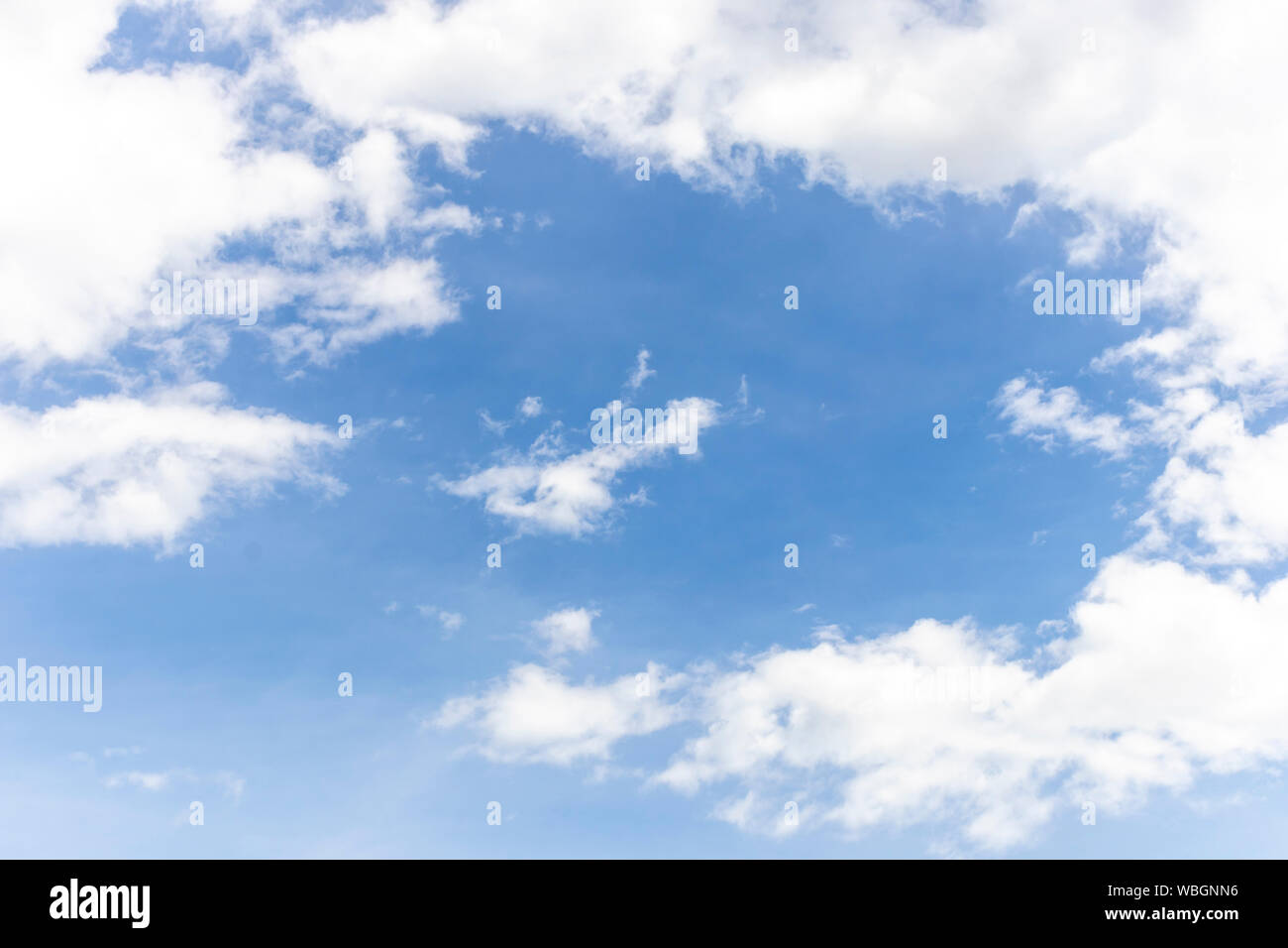 Beautiful blue sky with cloudy background and texture Stock Photo - Alamy