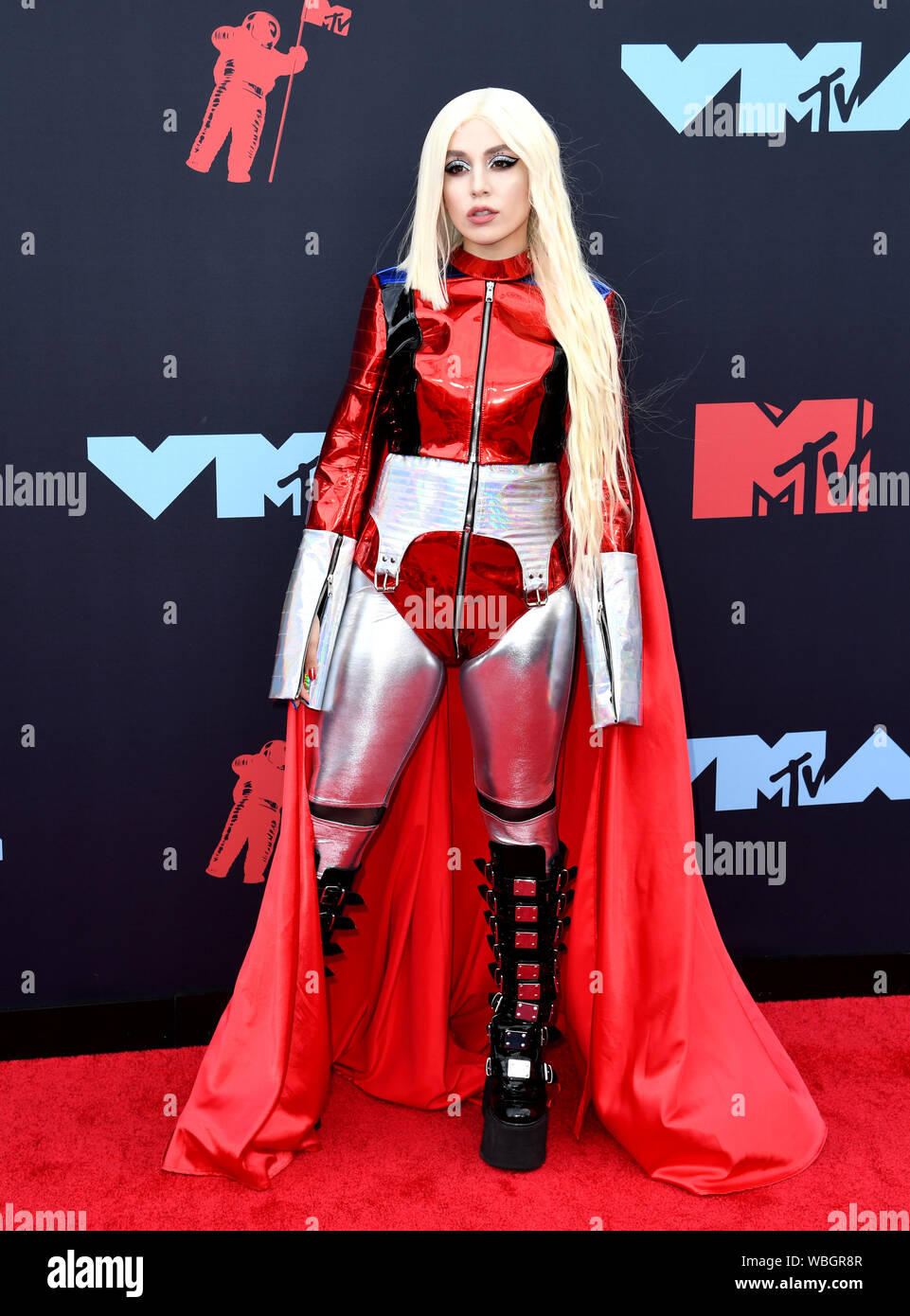 Ava Max attending the MTV Video Music Awards 2019 held at the Prudential Center in Newark, New Jersey. Stock Photo