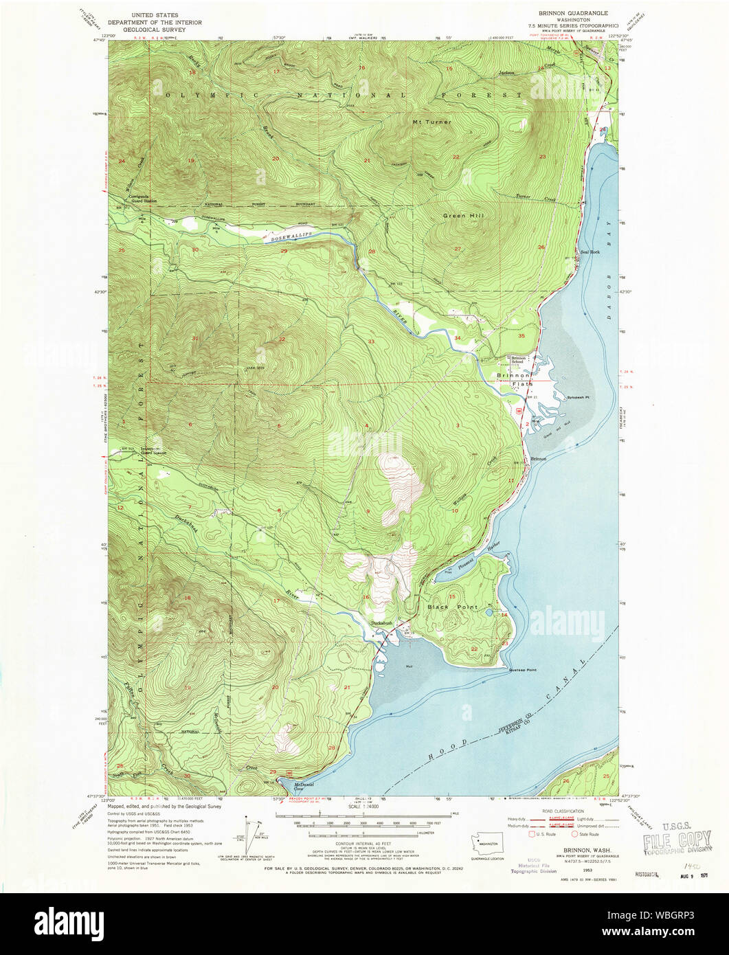 Brinnon map hires stock photography and images Alamy