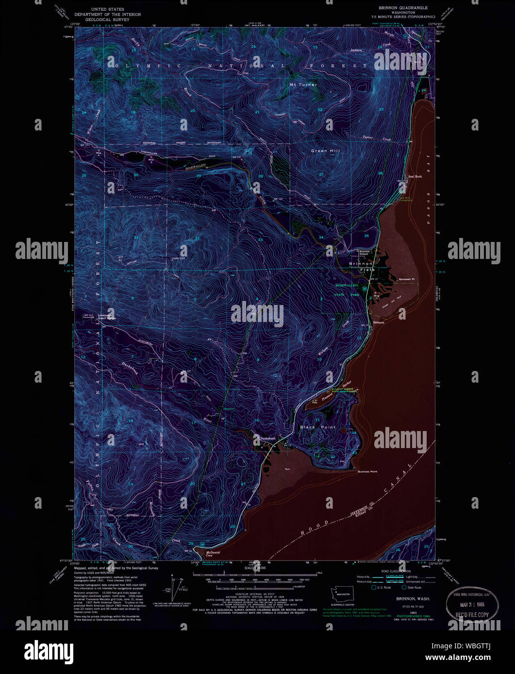 Map of brinnon hires stock photography and images Alamy